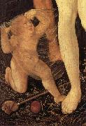 Hans Baldung Grien Details of The Three Stages of Life,with Death oil